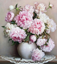 Load image into Gallery viewer, Pink Peony Paint by Numbers - Art Providore