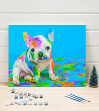 Load image into Gallery viewer, Playful Bulldog Paint by Numbers - Art Providore