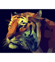 Load image into Gallery viewer, Polygon Tiger Paint by Numbers - Art Providore