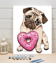 Load image into Gallery viewer, Pug Lover Paint by Numbers - Art Providore