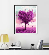 Load image into Gallery viewer, Purple Heart Tree Paint by Numbers - Art Providore