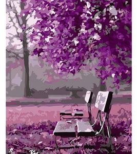Purple Park Paint by Numbers - Art Providore