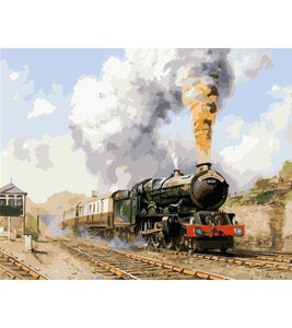 Railway Steam Train Paint by Numbers - Art Providore