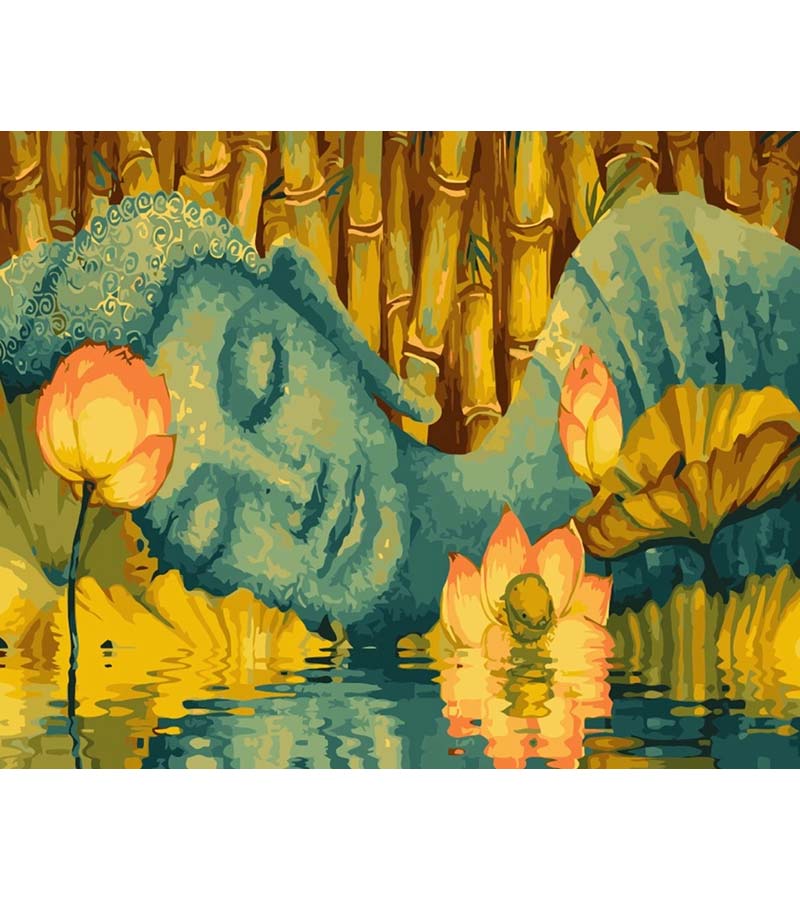 Reclining Buddha Paint by Numbers - Art Providore