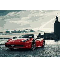 Load image into Gallery viewer, Red Ferrari Paint by Numbers - Art Providore