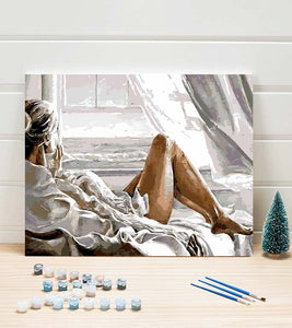 Relaxing Ocean View Paint by Numbers - Art Providore