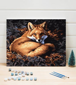 Resting Red Fox Paint by Numbers - Art Providore