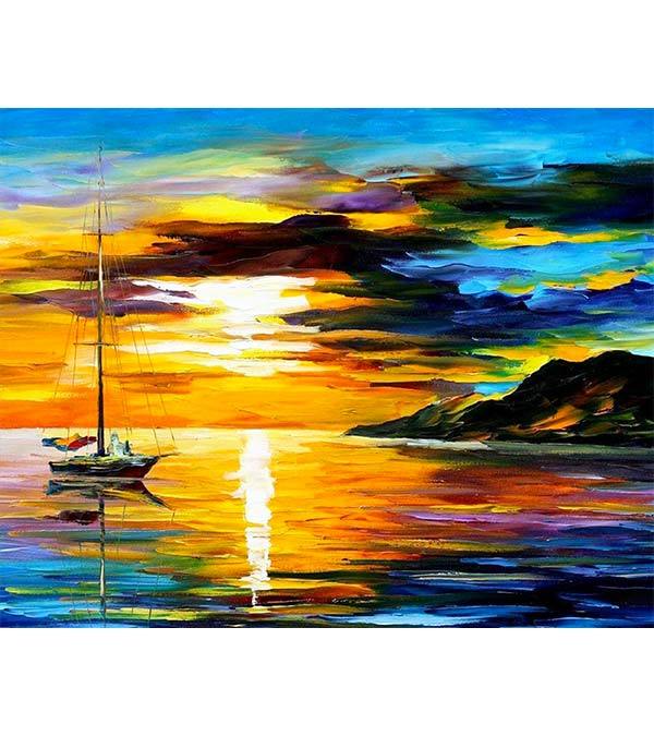 Sunset Reflection Paint by Numbers - Art Providore