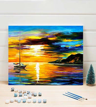 Load image into Gallery viewer, Sunset Reflection Paint by Numbers - Art Providore