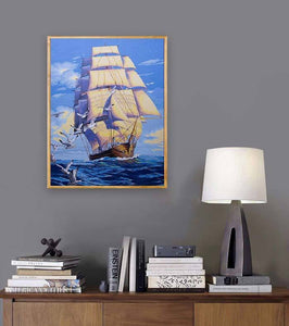 Sailing Ship Paint by Numbers - Art Providore