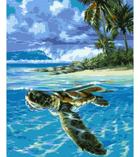 Load image into Gallery viewer, Sea Turtle Paint by Numbers - Art Providore