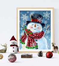 Load image into Gallery viewer, Smiling Snowman Paint by Numbers - Art Providore