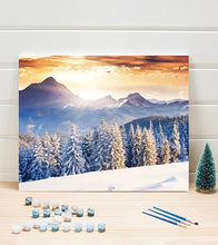 Load image into Gallery viewer, Snow Mountain Paint by Numbers - Art Providore