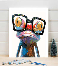 Load image into Gallery viewer, Spectacles Frog Paint by Numbers - Art Providore