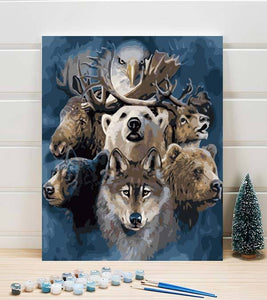Spirit Animals Paint by Numbers - Art Providore