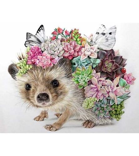 Succulent Hedgehog Paint by Numbers - Art Providore