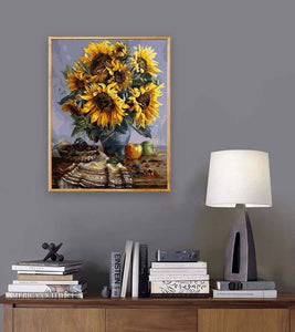 Sunflower Bouquet Paint by Numbers - Art Providore