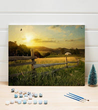 Load image into Gallery viewer, Sunset Farmland Paint by Numbers - Art Providore