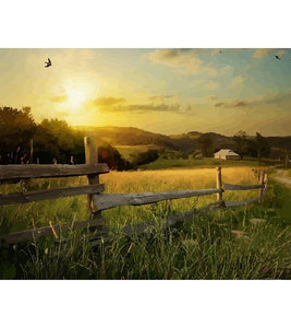 Sunset Farmland Paint by Numbers - Art Providore