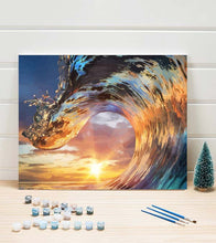Load image into Gallery viewer, Sunset Waves Paint by Numbers - Art Providore