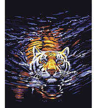 Load image into Gallery viewer, Swimming Tiger Paint by Numbers - Art Providore