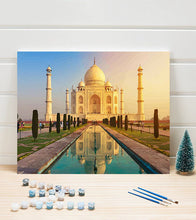 Load image into Gallery viewer, Taj Mahal India Paint by Numbers