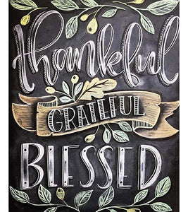 Thankful Grateful Blessed Paint by Numbers - Art Providore