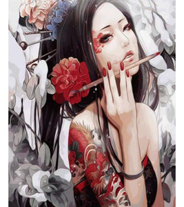 The Geisha Paint by Numbers - Art Providore