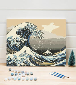 The Great Wave off Kanagawa Paint by Numbers - Art Providore