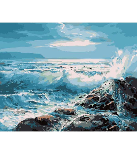 Tidal Waves Paint by Numbers - Art Providore