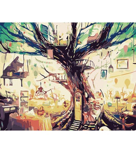 Tree House Paint by Numbers - Art Providore
