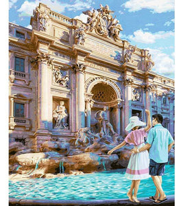 Trevi Fountain in Rome Paint by Numbers - Art Providore