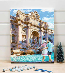 Trevi Fountain in Rome Paint by Numbers - Art Providore