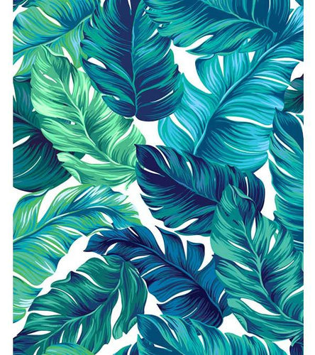 Tropical Leaves Paint by Numbers - Art Providore