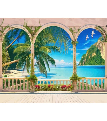 Tropical Paradise Paint by Numbers - Art Providore