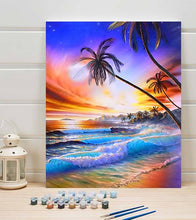 Load image into Gallery viewer, Tropical Tidal Waves Paint by Numbers - Art Providore