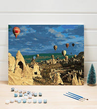 Load image into Gallery viewer, Turkey Hot Air Balloons Paint by Numbers - Art Providore