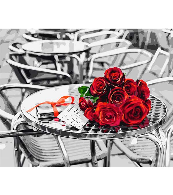 Valentine Roses Paint by Numbers - Art Providore