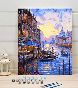 Venice Sunset Paint by Numbers - Art Providore