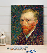 Load image into Gallery viewer, Self Portrait Paint by Numbers - Vincent van Gogh - Art Providore