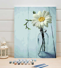 Load image into Gallery viewer, White Daisy Paint by Numbers - Art Providore