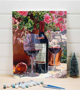 Wine for Two Paint by Numbers - Art Providore