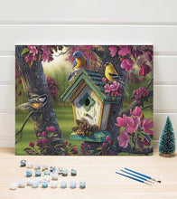 Load image into Gallery viewer, Wooden Bird House Paint by Numbers - Art Providore