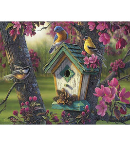 Wooden Bird House Paint by Numbers - Art Providore