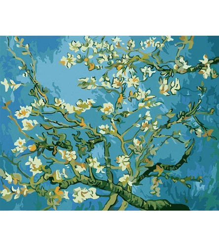 Almond Blossoms Paint with Diamonds - Vincent van Gogh - Art Providore