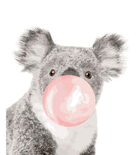 Load image into Gallery viewer, Bubble Gum Koala Paint with Diamonds - Art Providore