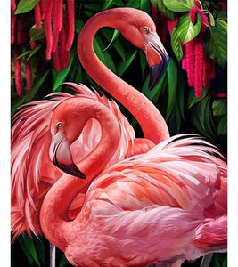 Fabulous Flamingos Paint with Diamonds - Art Providore