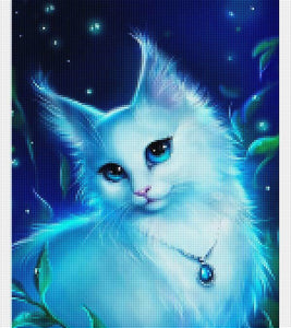Fantasy Cat Paint with Diamonds - Art Providore