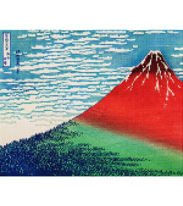 Fine Wind Clear Morning Paint with Diamonds - Katsushika Hokusai - Art Providore