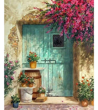 Load image into Gallery viewer, Flowery Front Door Paint with Diamonds - Art Providore